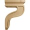 Ekena Millwork 4"W x 8 1/2"D x 13"H Hollow Back Corbel, Cherry COR04X08X13HACH - alternate 3